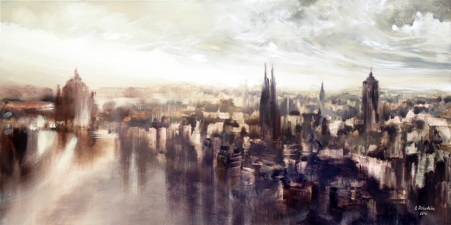 900x450 Old Town Berlin By Lukasz Dziedzic - Berlin Painting