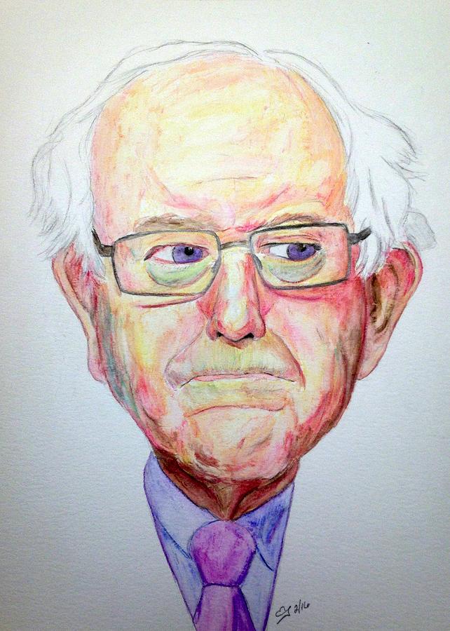 642x900 Bernie Sanders Painting By Scott Emerling - Bernie Sanders Painting