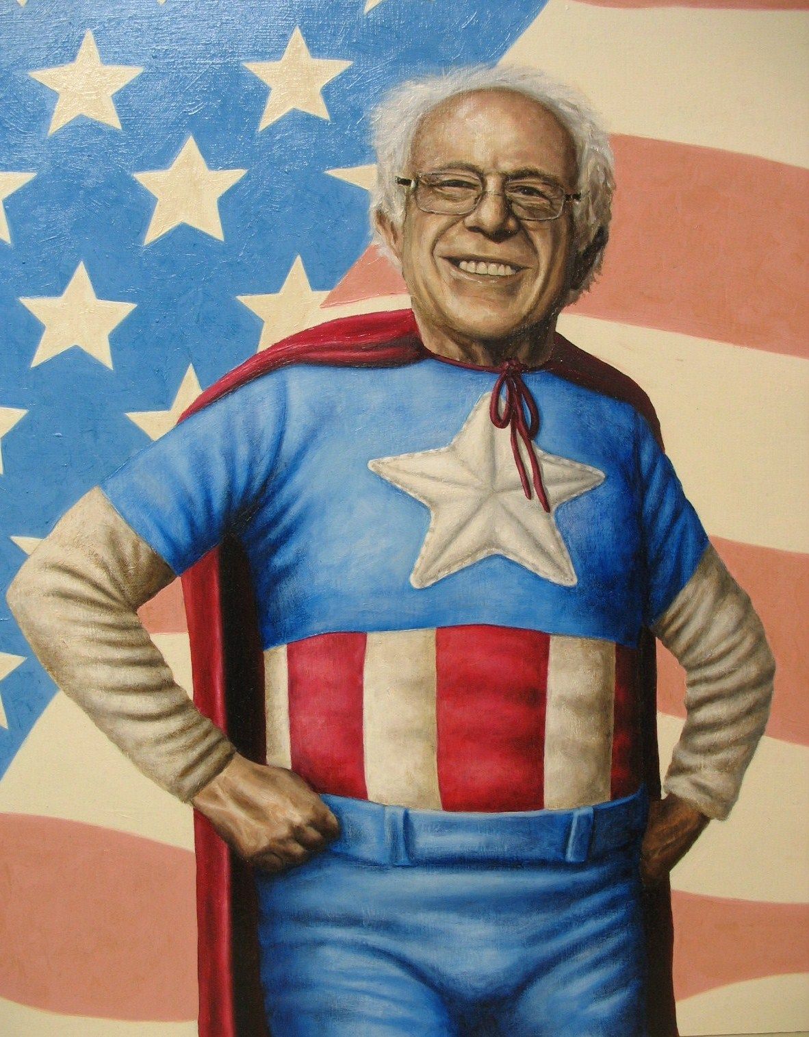 1182x1514 Bernie Sanders Painting By Artist Camargo Valentino Bernie - Bernie Sanders Painting