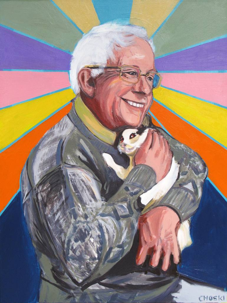 770x1027 Saatchi Art Bernie Sanders Painting By Emil Choski - Bernie Sanders Painting
