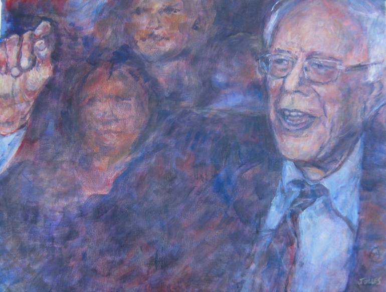 770x583 Saatchi Art Portrait Of Bernie Sanders - Bernie Sanders Painting
