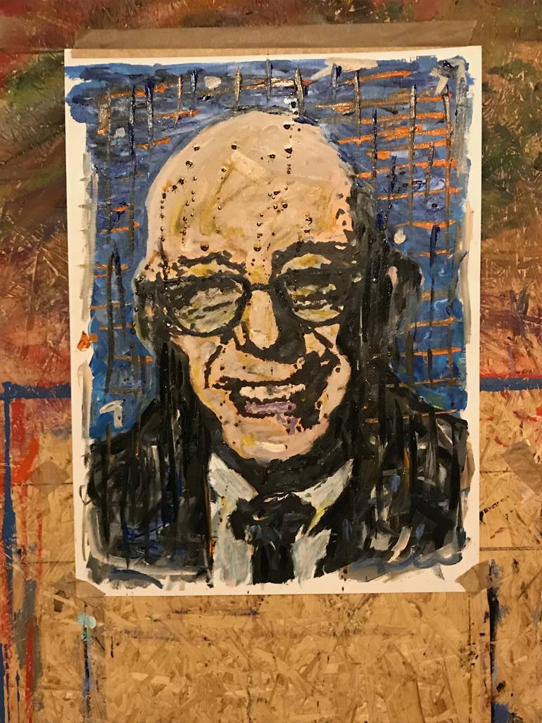 770x1027 Saatchi Art Study Of Bernie Sanders Painting By Daniel Pultorak - Bernie Sanders Painting