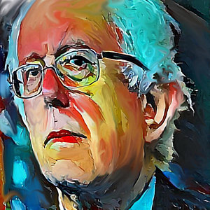 300x300 Bernie Sanders Art Fine Art America - Bernie Sanders Painting