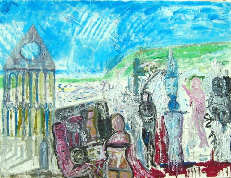 770x596 Saatchi Art Dichotomies Of Presence In A Landscape 001 Painting - Bernstein Painting