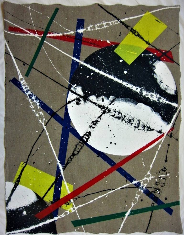 770x984 Saatchi Art Revolutionary Splash 1 Painting By Mike Bernstein - Bernstein Painting