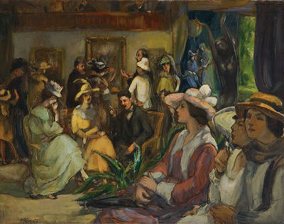 400x315 Theresa Ferber Bernstein - Bernstein Painting