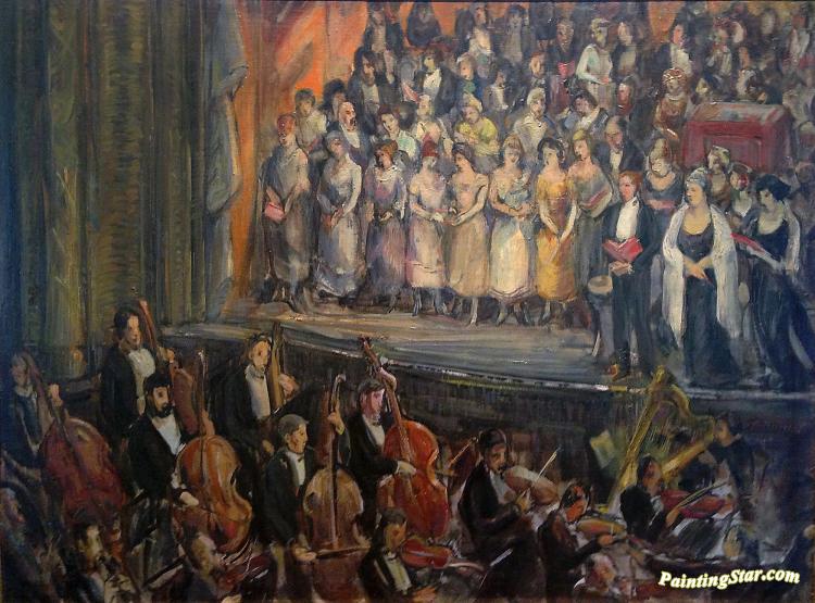 750x555 Verdis Requiem,1930 Artwork By Theresa Bernstein Oil Painting - Bernstein Painting