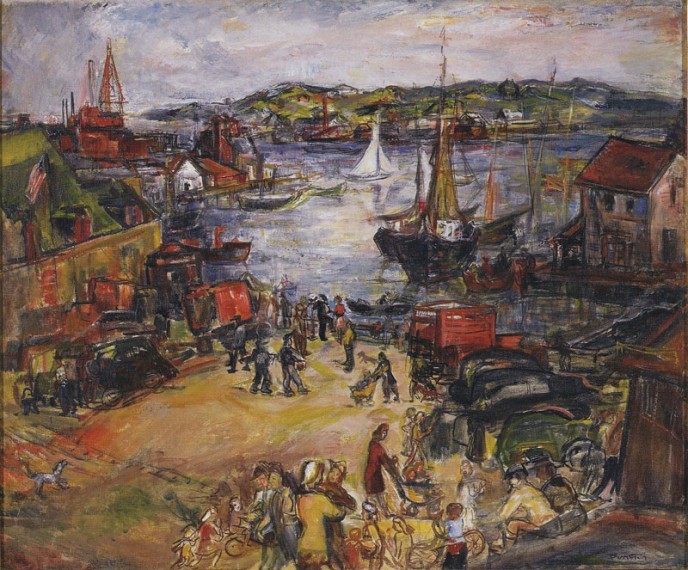 688x570 Artwork By Theresa Bernstein - Bernstein Painting