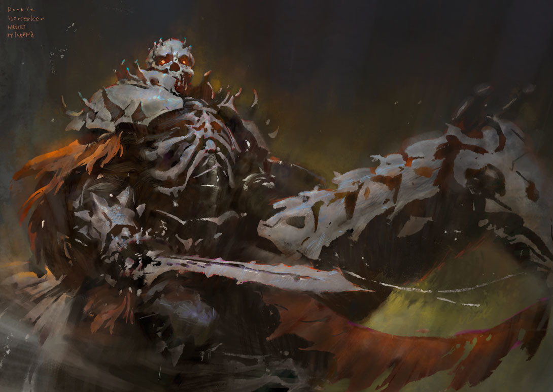 1090x772 Berserk Fan Art - Berserk Painting