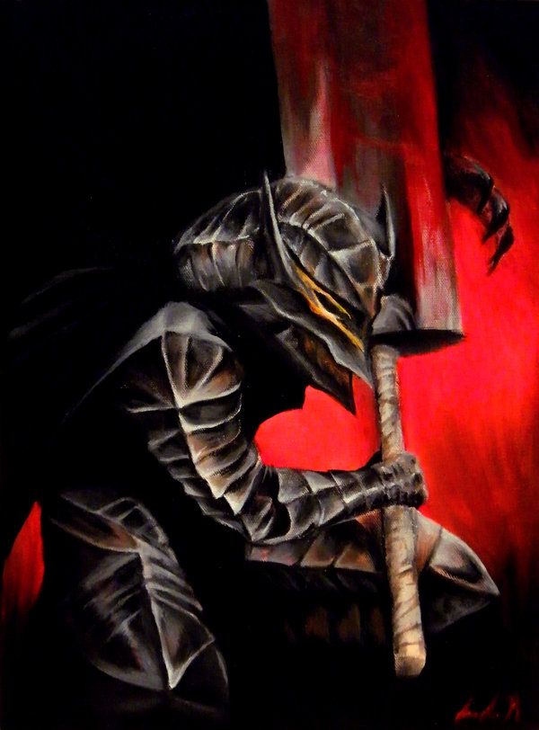 600x812 Berserk Painting By On @ - Berserk Painting