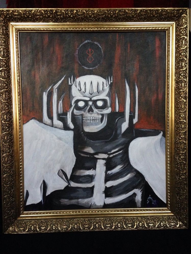 750x1000 Painting For Fans Of Berserk, My Man Skull Knight - Berserk Painting