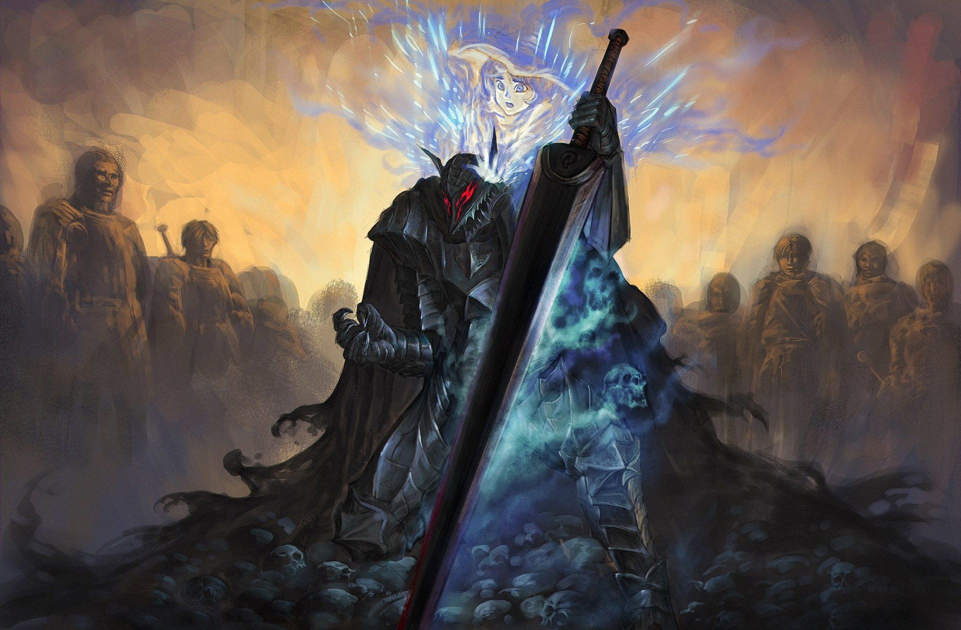 1920x1258 Anime Berserk Guts (Berserk) Wallpaper Guts Anime - Berserk Painting