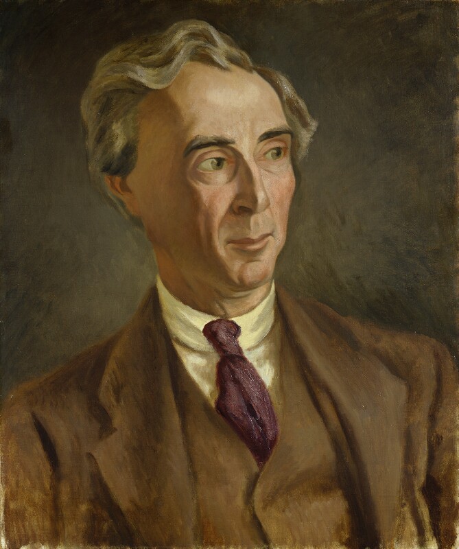 669x800 Npg 4832 Bertrand Arthur William Russell, 3rd Earl Russell - Bertrand Painting