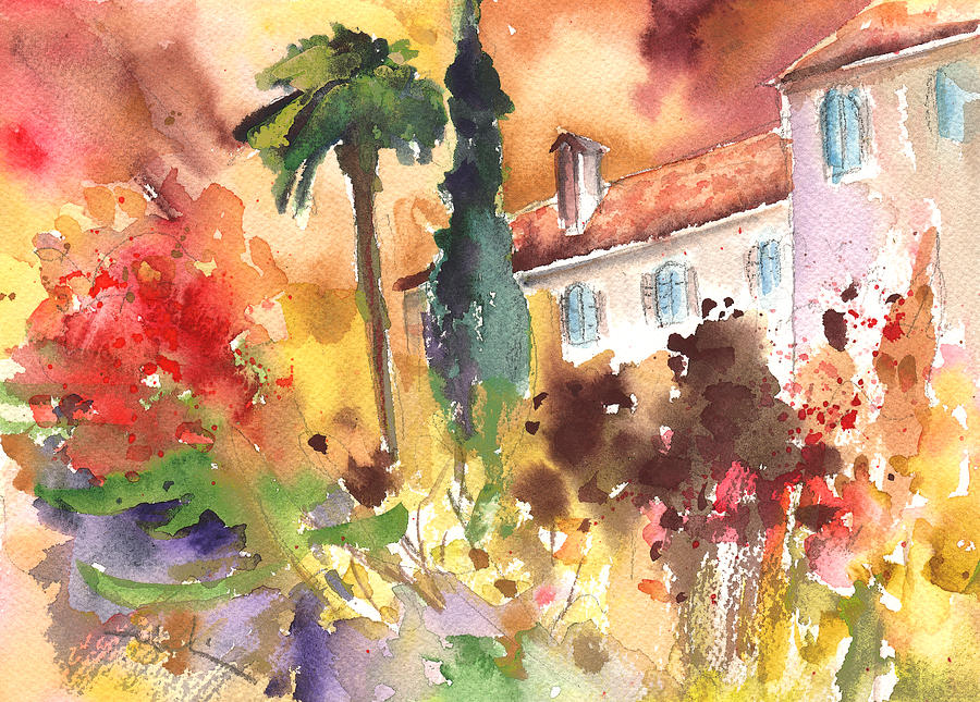 900x645 Saint Bertrand De Comminges 12 Painting By Miki De Goodaboom - Bertrand Painting