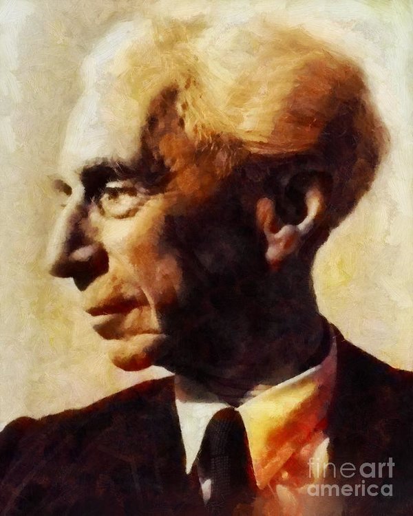 600x750 Bertrand Russell, Literary Legend Art Print By Sarah Kirk - Bertrand Painting