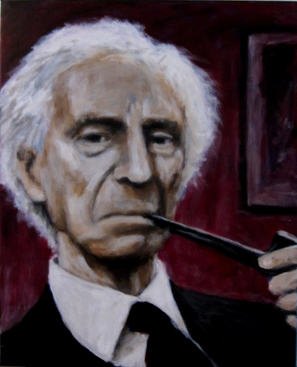 600x741 Bertrand Russell By Orokekkoinen - Bertrand Painting