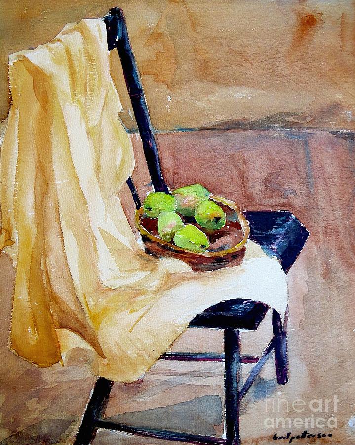 719x900 Bert's Basket Of Pears Painting By Nancy Patterson - Berts Painting