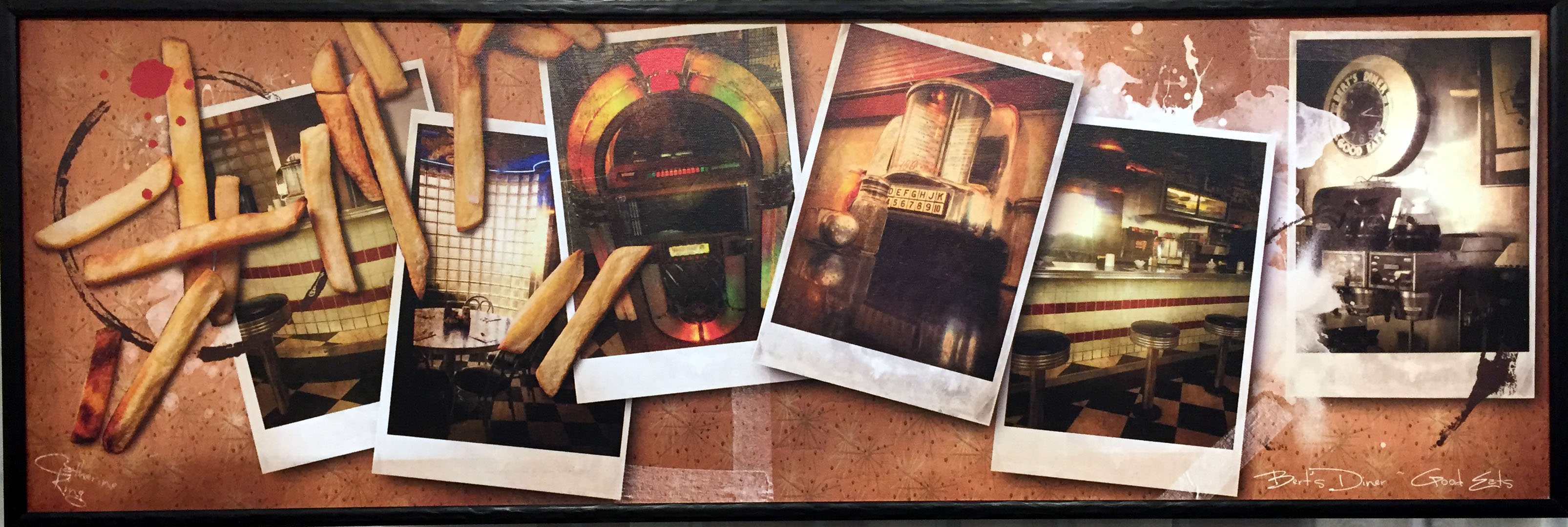 3211x1080 Bert's Diner - Berts Painting