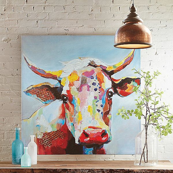 Bessie The Cow Painting