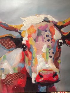 236x314 Bessie 36 Cow, Portraits And Walls - Bessie The Cow Painting