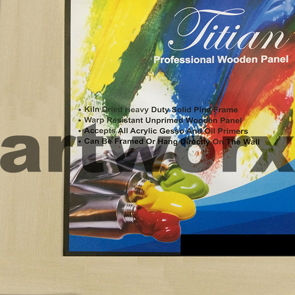 600x600 Best Painting Surfaces, Wood Canvas Panel, 6x6 Wood Canvas Panel - Best Board For Watercolor Painting