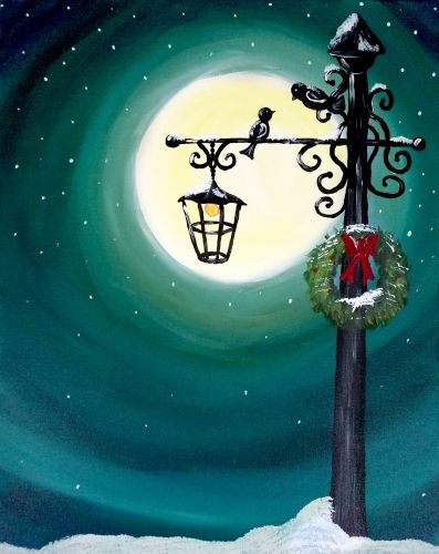 Best Christmas Painting at PaintingValley.com | Explore collection of ...