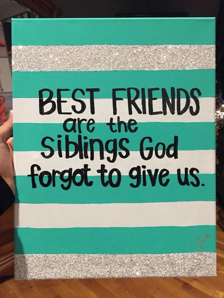 736x981 Pin By Jaci Ashdown On Painting Ideas Bff, Besties - Best Friend Painting