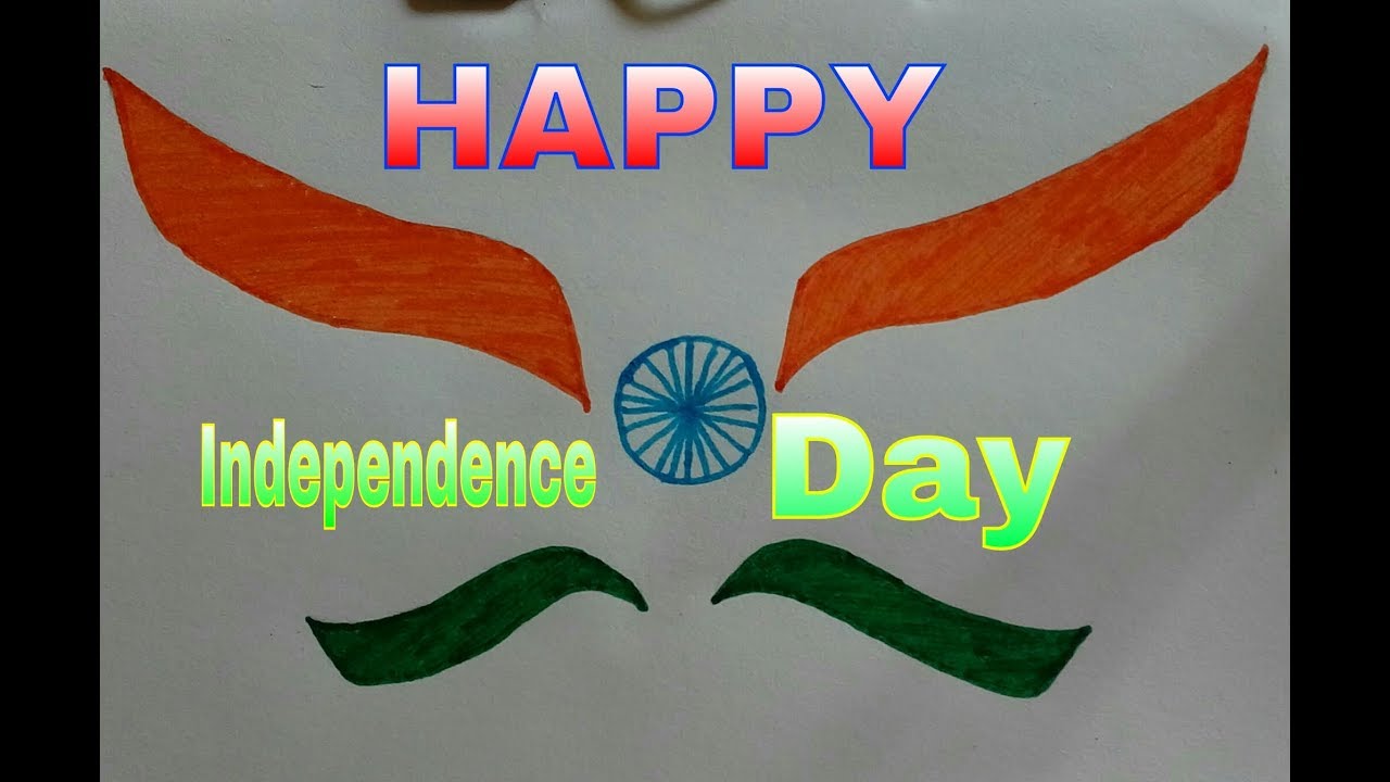 1280x720 Best Painting Of Indian Flag For Kids, Happy Independence Day - Best Painting For Kids