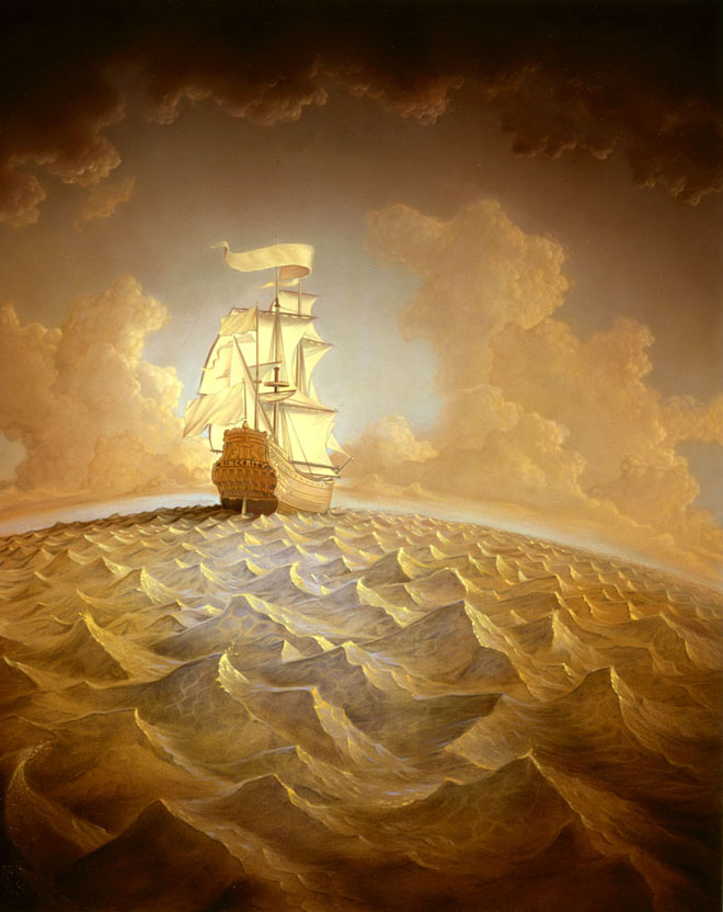 660x832 Ship World Painting By Tim Obrien - Best Painting In The World
