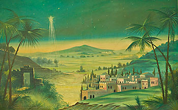 350x217 Painting Is Parish's Christmas Treasure The Compass - Bethlehem Painting