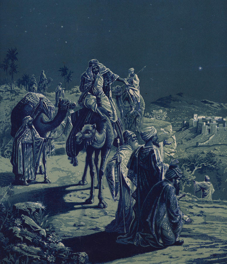 775x900 The Star Of Bethlehem Painting By English School - Bethlehem Painting