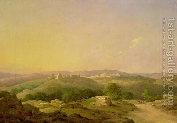 600x416 View Of Bethlehem, 1857 Nikanor Grigorevich Chernetsov - Bethlehem Painting