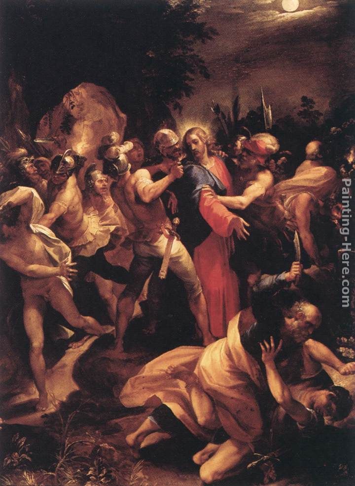 720x984 Giuseppe Cesari The Betrayal Of Christ Painting Anysize 50% Off - Betrayal Painting