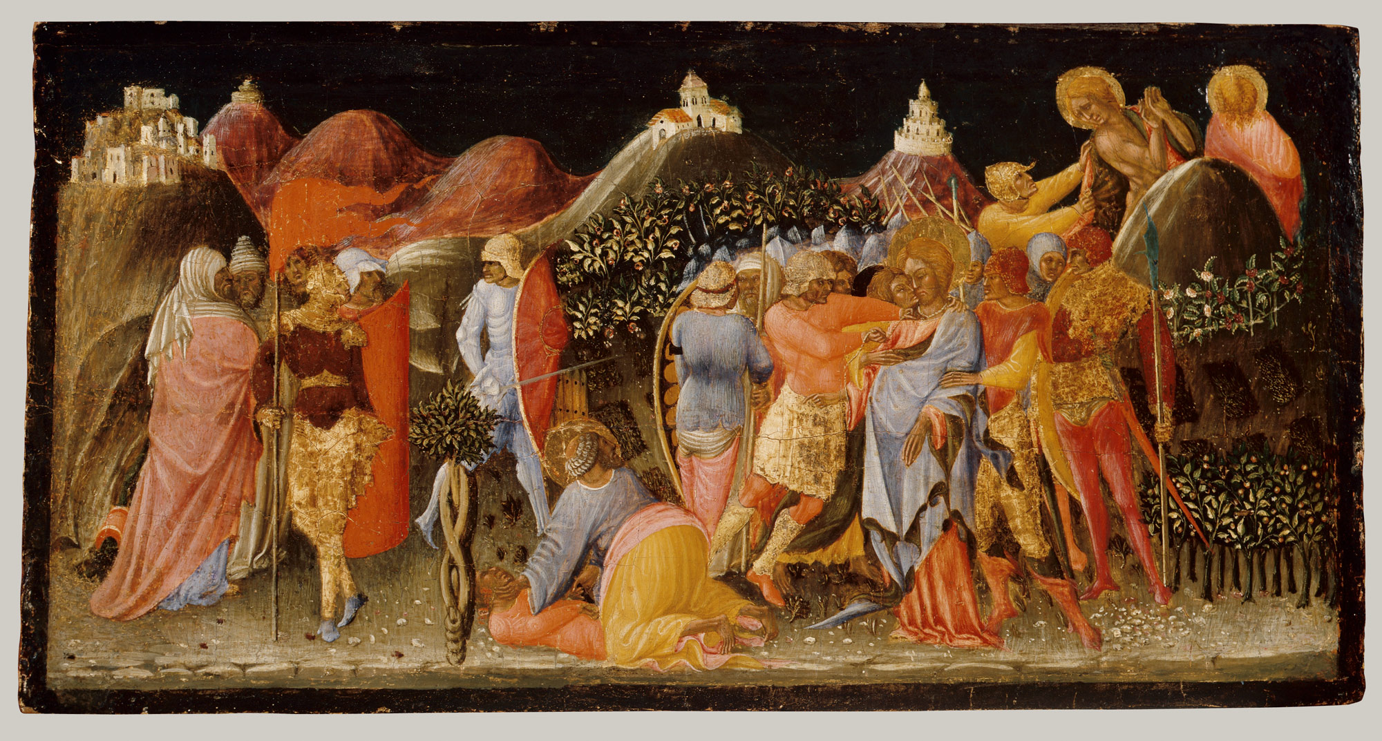 2000x1073 The Betrayal Christ Bartolomeo Di Tommaso 58.87.1 Work - Betrayal Painting