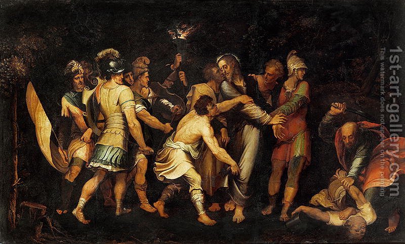 800x483 The Betrayal Of Christ Luis De Vargas Reproduction 1st Art Gallery - Betrayal Painting