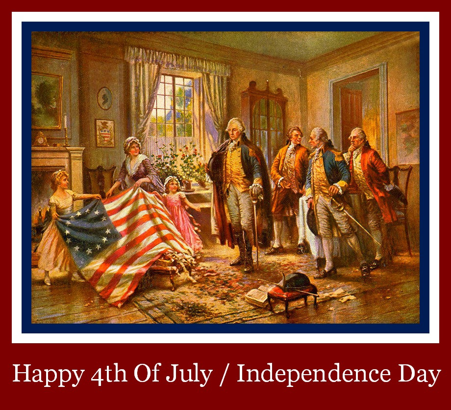 920x835 Betsy Ross Presenting The First American Flag To General - Betsy Ross Flag Painting