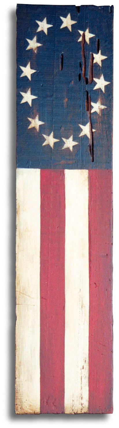 412x1482 Old American Flag Painting Inspired By The Betsy Ross Flag - Betsy Ross Flag Painting