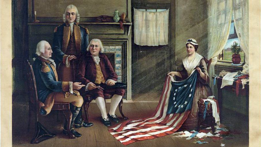 Betsy Ross Painting at PaintingValley.com | Explore collection of Betsy ...