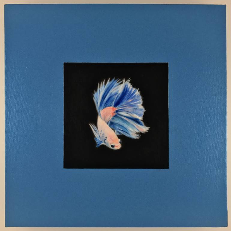770x770 Saatchi Art Betta Splendens Ii Painting By Claire Rees Jones - Betta Painting