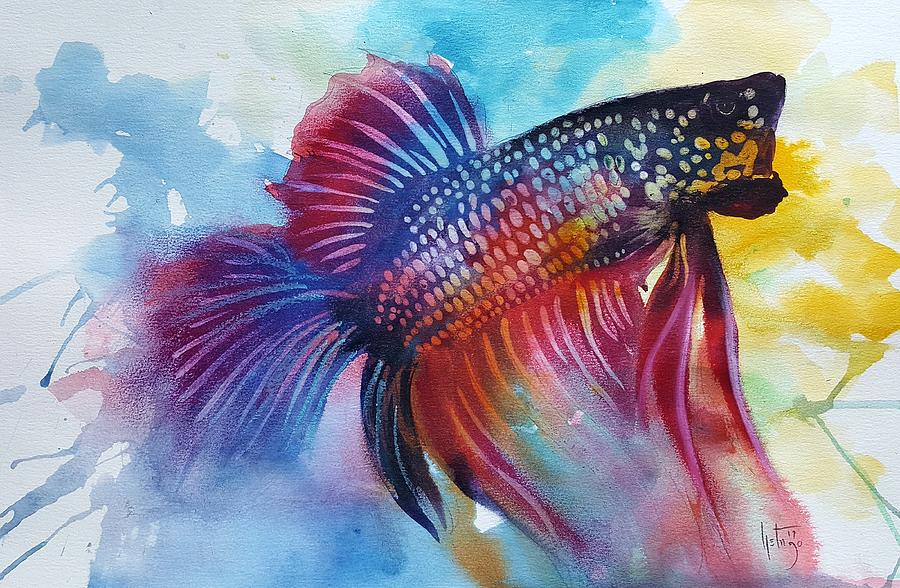 900x588 Splash Painting By Betta Painter - Betta Painting
