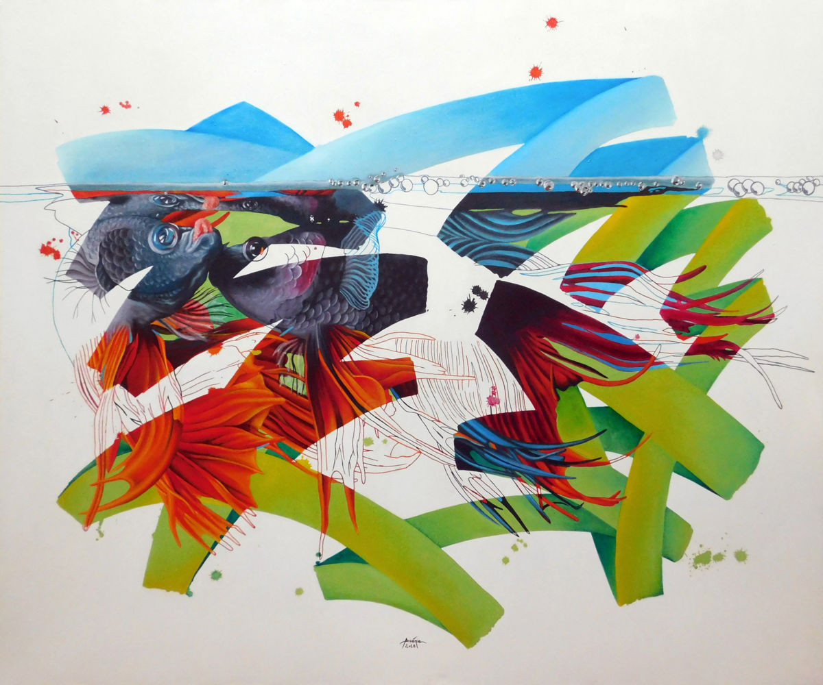 1200x1000 Betta Fish 6.jpg (Iulian Arsenie) - Betta Painting