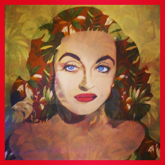 Bette Davis Painting at PaintingValley.com | Explore collection of ...