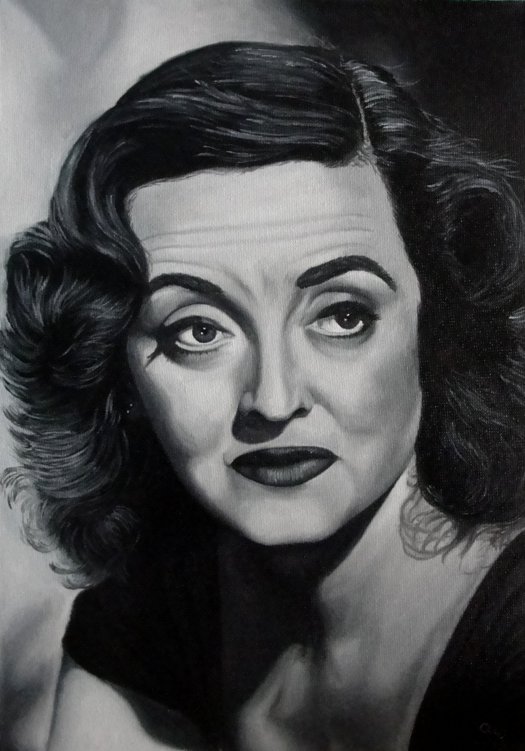 1050x1501 Bette Davis By Thetoiowo - Bette Davis Painting