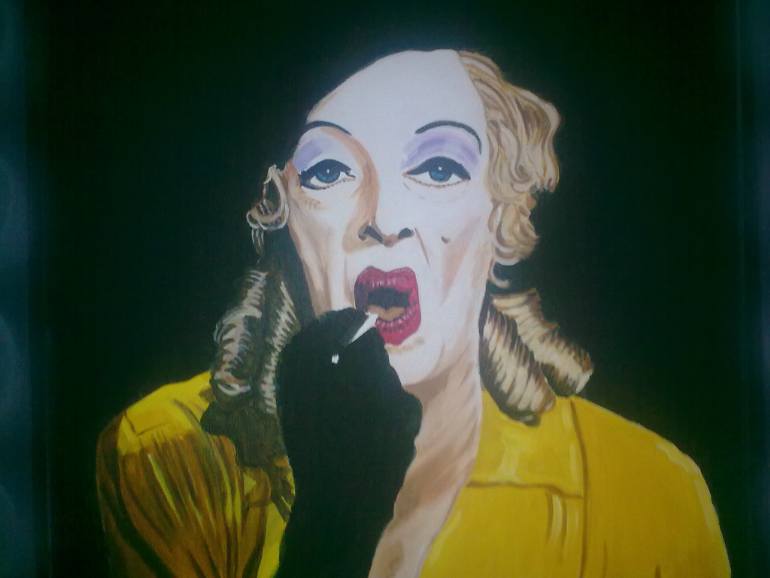 770x578 Saatchi Art Bette Davis Painting By Barry Keegan - Bette Davis Painting