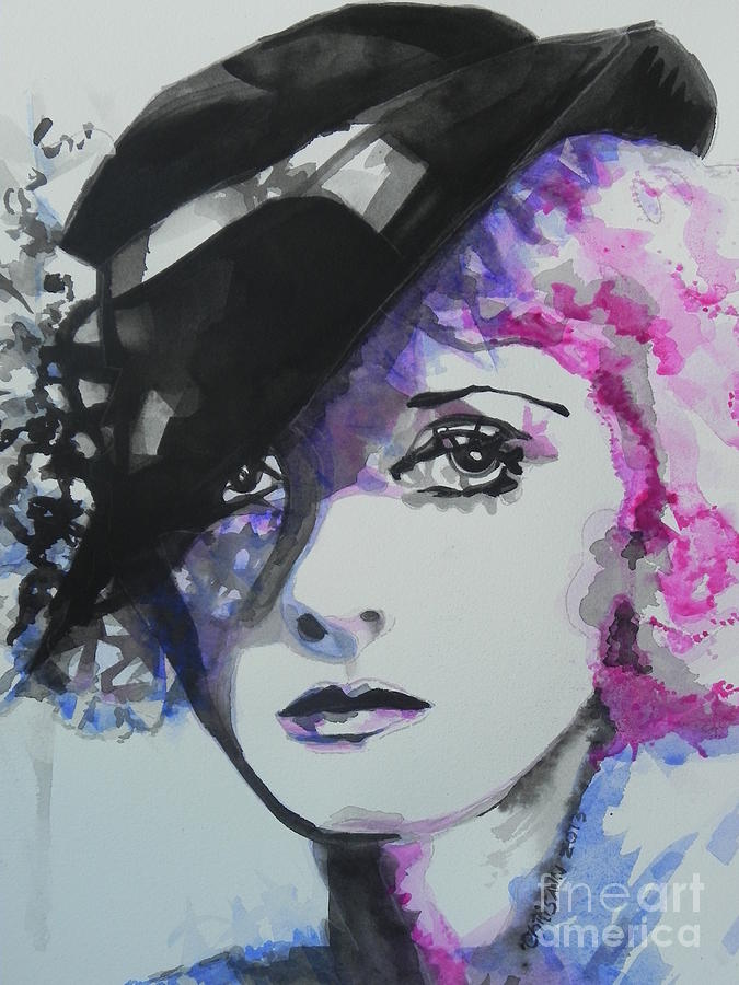 675x900 Bette Davis 02 Painting By Chrisann Ellis - Bette Davis Painting