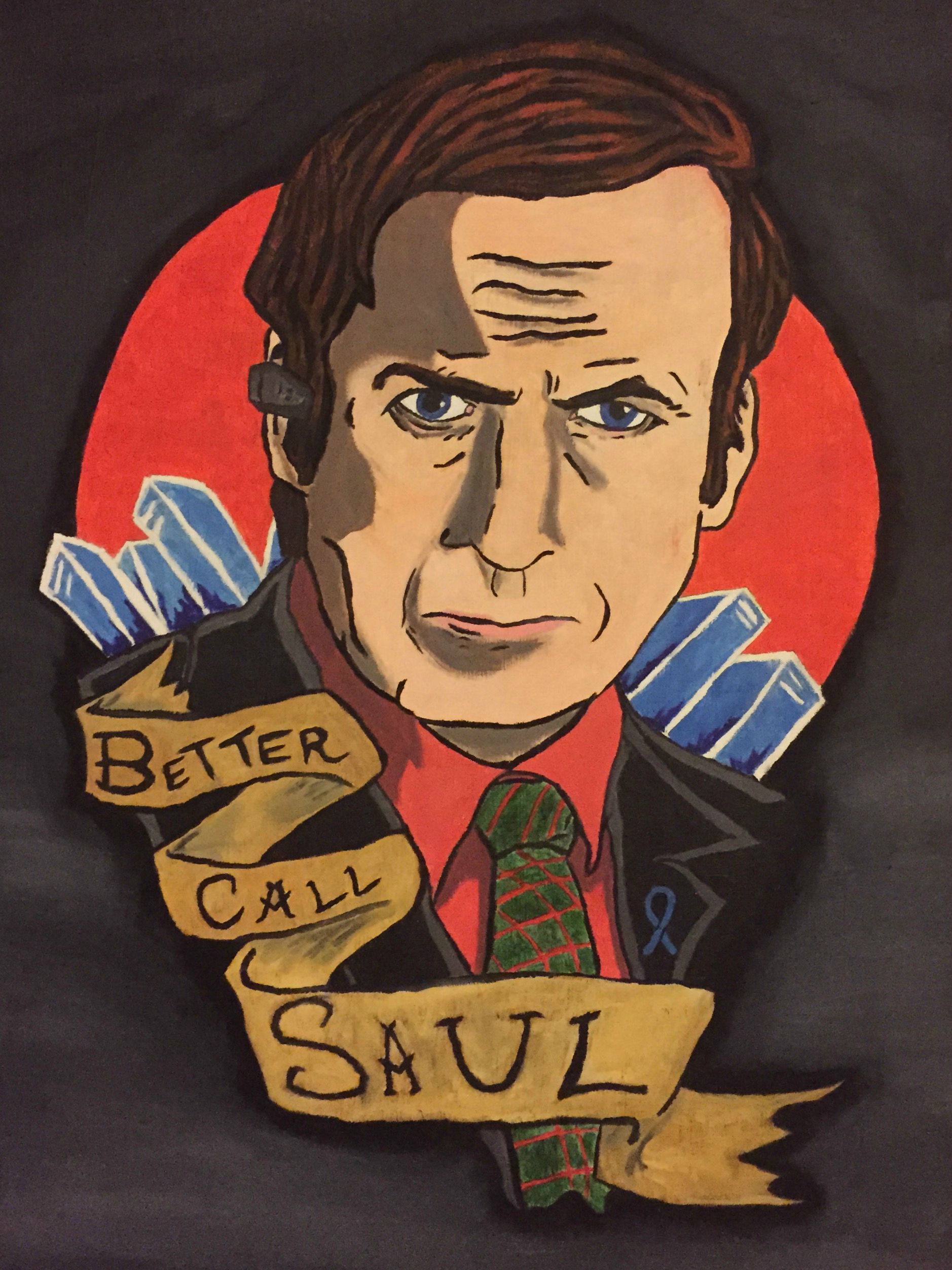 1878x2504 Better Call Saul Oil Painting - Better Call Saul Painting