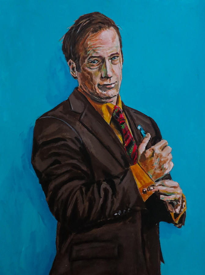 671x900 Better Call Saul Painting By Joel Tesch - Better Call Saul Painting