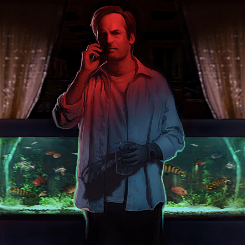 800x800 Better Call Saul By Patjyatesart - Better Call Saul Painting