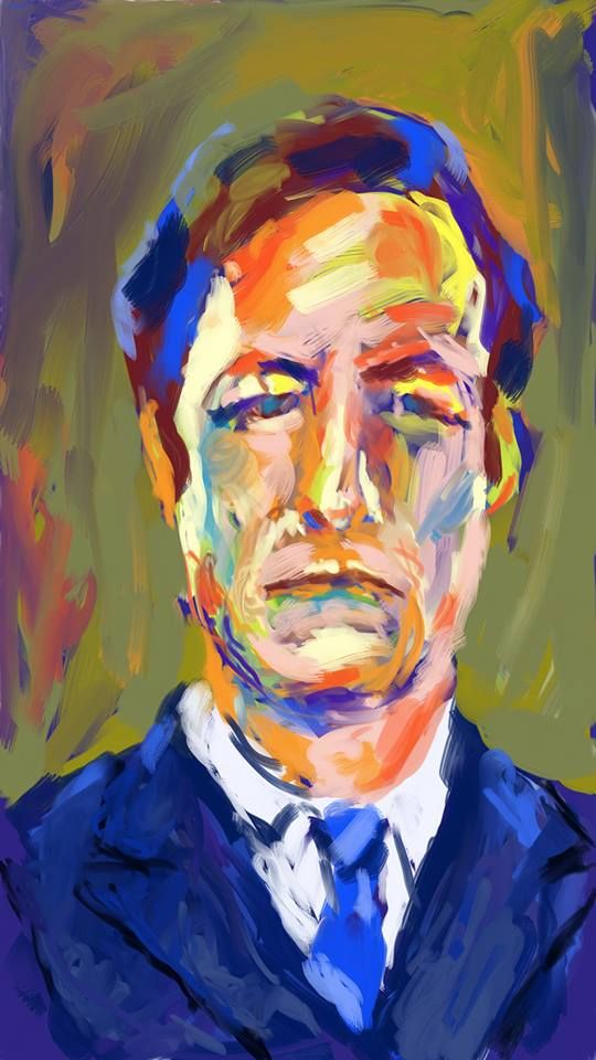 540x960 Fan Art By Oleg Tsank - Better Call Saul Painting