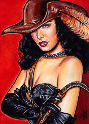 300x420 Bettie Page - Bettie Page Painting